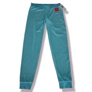 NWT Juicy Couture Black Label Girls' Microterry Jogger Pants- Matisse Blue